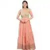 Gold Shimmer Woven Work Party Wear Readymade Plus Size Blouse - 10393193742