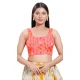 Pink Brocade Tie Dyed Party Wear Readymade Blouse - 10393193744