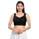 Black Net Embroidered Party Wear Readymade Blouse - 10393193746