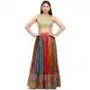 Gold Net Embroidered Party Wear Readymade Plus Size Blouse - 10393193747