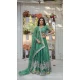 Gold Coin Embroidered Designer Wear Lehenga Choli In Sea Green - 10397193784