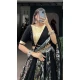Rayon Printed Party Wear Lehenga Choli In Black - 10431193848
