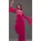 Rani Pink Georgette Embroidered Readymade Palazzo Salwar Suit - 10425193895