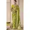 Mehendi Green Viscose Silk Zari Work Designer Wear Saree - 10447194006