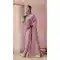 Lavender Viscose Silk Zari Work Designer Wear Saree - 10447194007