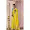 Yellow Viscose Silk Zari Work Designer Wear Saree - 10447194010