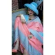Peach Soft Silk Zari Work Party Wear Saree - 10449194025