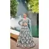 Satin Embroidered Designer Wear Plus Size Lehenga Choli In Teal - 10451194036