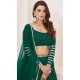Georgette Leheriya Printed Party Wear Lehenga Choli In Green - 10452194044