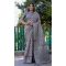 Grey Dola Silk Printed Traditional Wear Saree - 10457194065