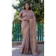 Peach Dola Silk Printed Traditional Wear Saree - 10457194067