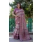 Purple Dola Silk Printed Traditional Wear Saree - 10457194068