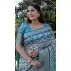 Dola Silk Printed Traditional Wear Plus Size Saree In Multi Color - 10457194069