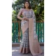 Cream Dola Silk Printed Traditional Wear Saree - 10457194071
