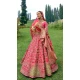 Pink Silk Sequins Work Wedding Wear Lehenga Choli - 10493194224