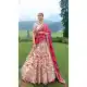 Off White Silk Sequins Work Wedding Wear Lehenga Choli - 10493194225