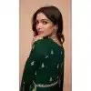 Vichitra Silk Sequins Work Pakistani Style Palazzo Plus Size Salwar Suit In Green - 10494194234