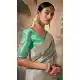 Grey Silk Embroidered Designer Wear Saree - 10527194466