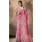 Pink Silk Embroidered Designer Wear Saree - 10527194467