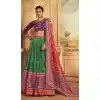 Gaji Silk Sequins Work Traditional Plus Size Lehenga Choli Multi Color - 10528194479