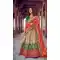 Cream Art Silk Weaving Work Wedding Wear Lehenga Choli - 10529194485