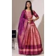Pink Silk Woven Work Traditional Wear Lehenga Choli - 10552194601