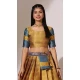 Mustard Silk Woven Work Traditional Wear Lehenga Choli - 10552194605