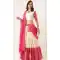 Off White Silk Zari Work Party Wear Lehenga Choli - 10553194607