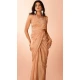 Peach Organza Resham Work Designer Wear Saree - 10545194566