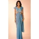 Sky Blue Organza Resham Work Designer Wear Saree - 10545194568