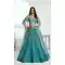 Rama Green Net Resham Work Party Wear Lehenga Choli - 10546194572