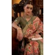 Orange Silk Digital Printed Party Wear Saree - 10575194696