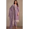 Lavender Organza Resham Work Party Wear Salwar Kameez - 10581194741