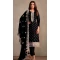 Black Organza Resham Work Party Wear Salwar Kameez - 10581194750