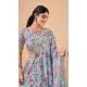 Sky Blue Color Georgette Digital print Work Party Wear Lehenga Choli - 10605194967