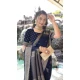 Navy Blue Satin Silk Weaving Work Party Wear Saree - 10611195033