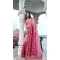 Pink Tissue Silk Resham Work Wedding Wear Saree - 10616195056