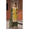 Chinon Sequence Work Readymade Palazzo Salwar Suit In Mustard - 10634195159