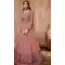 Pink Georgette Sequence Work Party Wear Gown With Dupatta - 10637195180