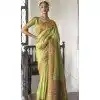 Pista Green Silk Woven Work Traditional Traditional Wear Plus Size Saree -10668195345
