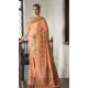 Peach Silk Woven Work Traditional Traditional Wear Saree -10668195346