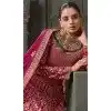 Georgette Sequins Work Wedding Wear Plus Size Lehenga Choli In Pink - 10686195455