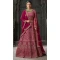 Georgette Sequins Work Wedding Wear Lehenga Choli In Pink - 10686195455