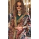 Multi Color Viscose Mulai Silk Printed Party Wear Saree - 10687195461