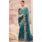 Pure Banarasi Embroidered Wedding Wear Saree In Teal Blue - 10688195472