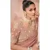 Pure Banarasi Embroidered Wedding Wear Plus Size Saree In Pink And Magenta - 10688195474