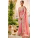 Pink Pure Banarasi Embroidered Wedding Wear Saree - 10688195479