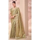Pure Banarasi Embroidered Wedding Wear Saree In Mehendi Green- 10688195484