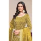 Mustard Gold Crush Resham Work Party Wear Palazzo Suit - 10660195298