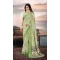 Cotton Silk Printed Casual Wear Saree In Green - 10691195503